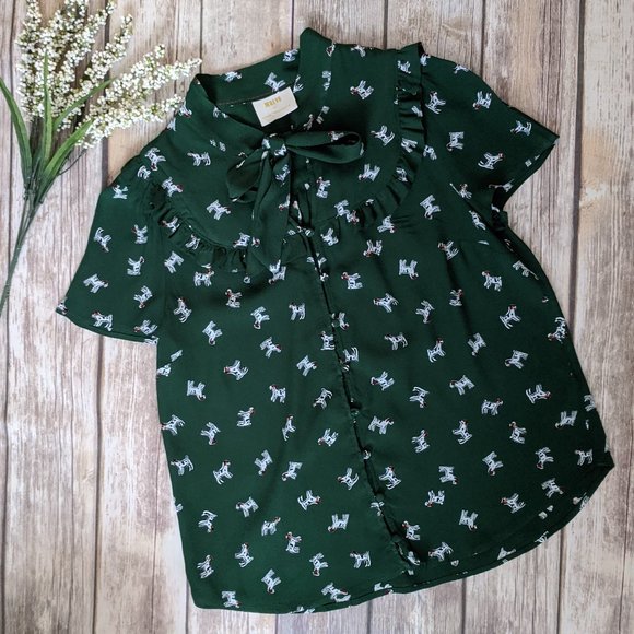 Anthropologie Tops - Maeve by Anthropologie Adagio Ruffled Blouse